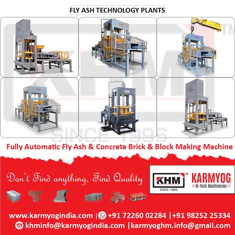 Fully Automatic Fly Ash Brick Making Machine