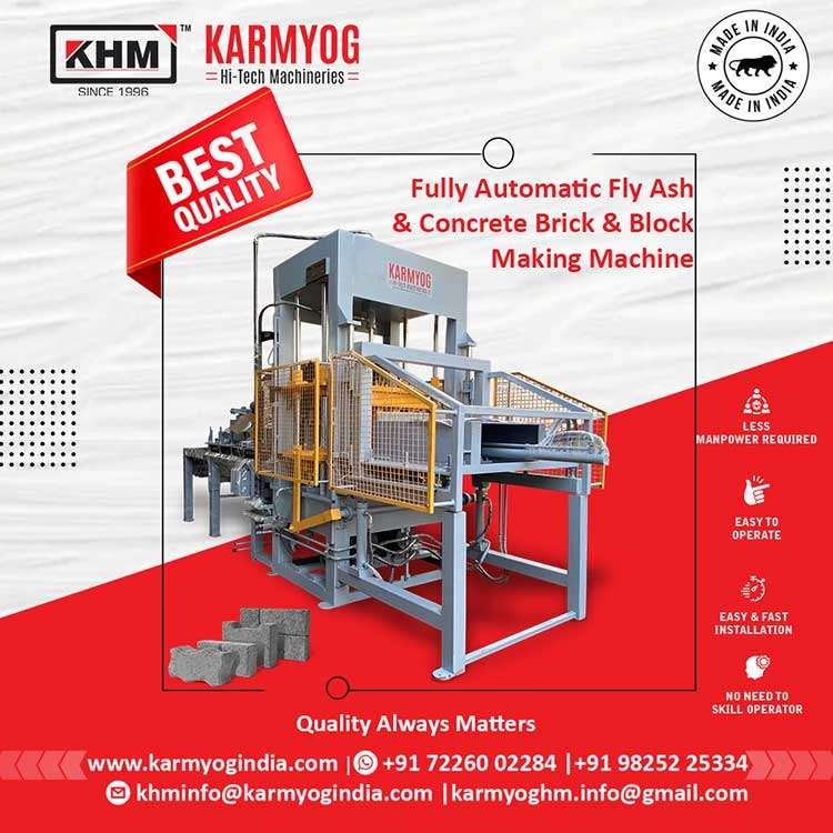 Best Quality Fly Ash Bricks Machine