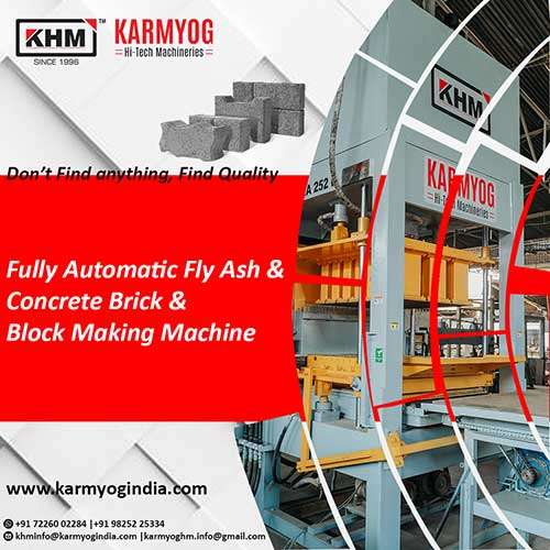 Fully Automatic Concrete Block Brick Making Machine