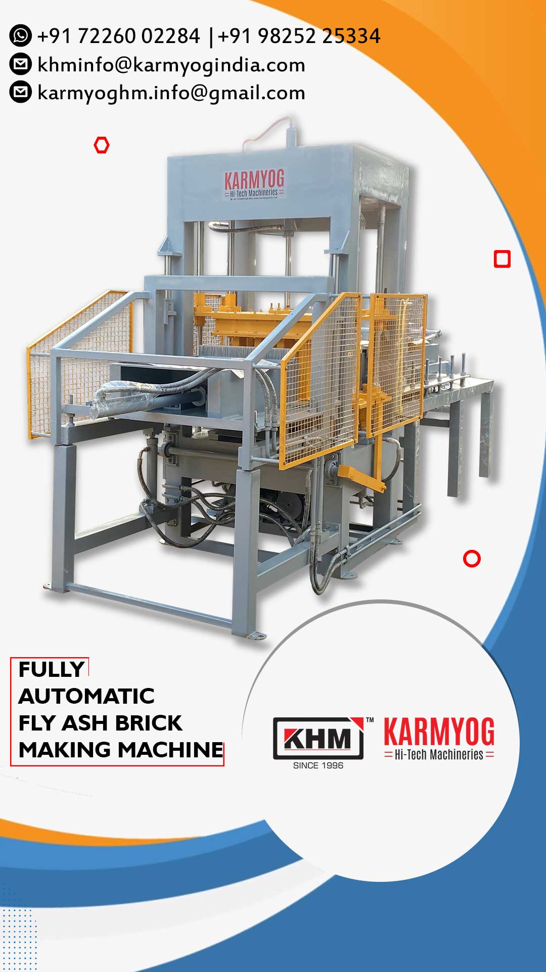 Fully Automatic Fly Ash Bricks Making Machine