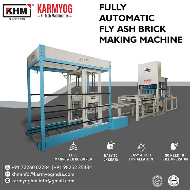 #1 Manufacturer and Exporter of Automatic Fly Brick Machine